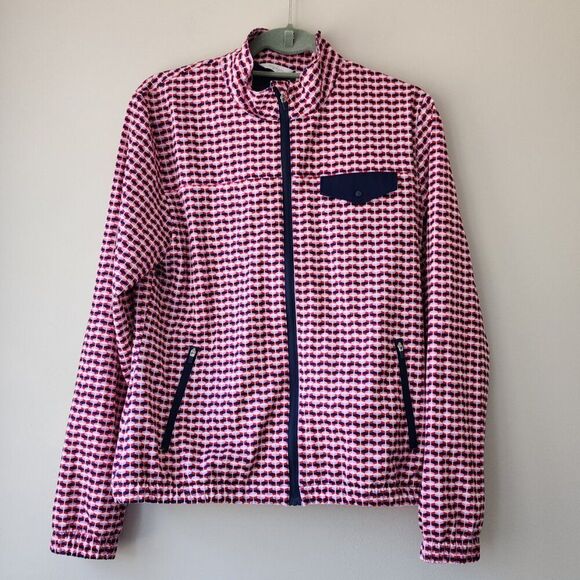 Lady Hagen Jackets & Blazers - Lady Hagan Full Zip Athletic Jacket | Med | Retro Geo Cherry Red NWT